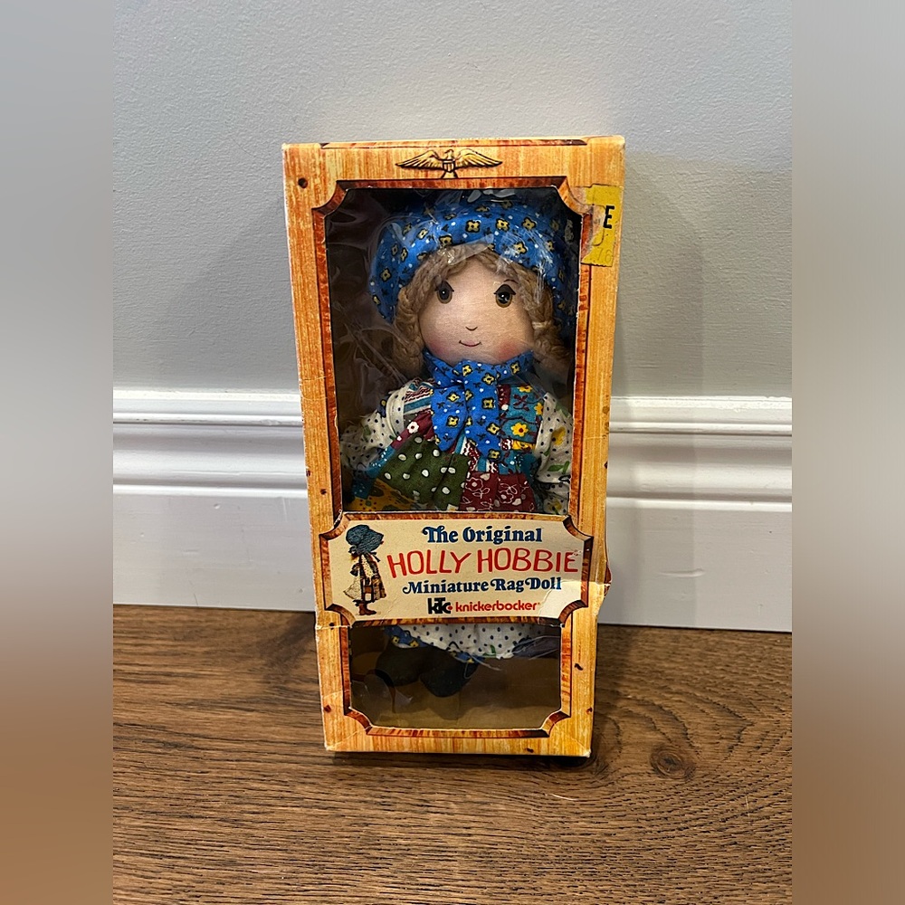 Vintage The Original Holly Hobbie miniature rag doll